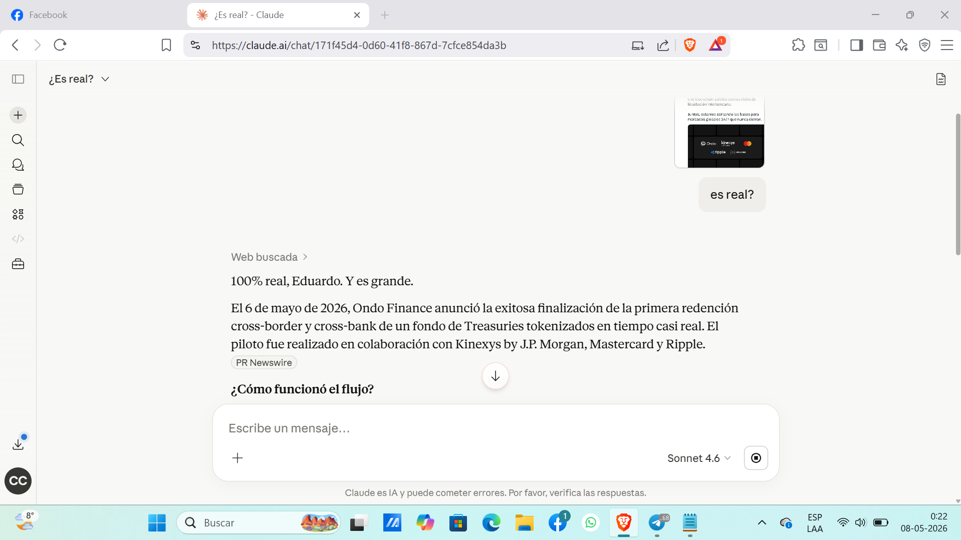 RIPPLE, MASTERCARD, JP MORGAN, ONDO. ¿REALIDAD?