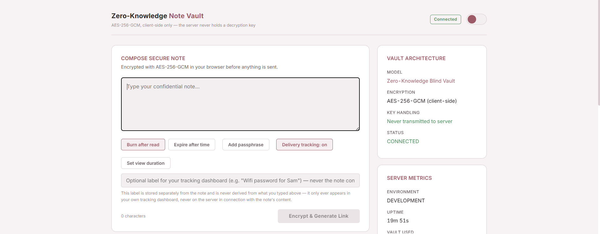 Building a Zero-Knowledge Note Vault: What I Learned by Getting It Wrong First