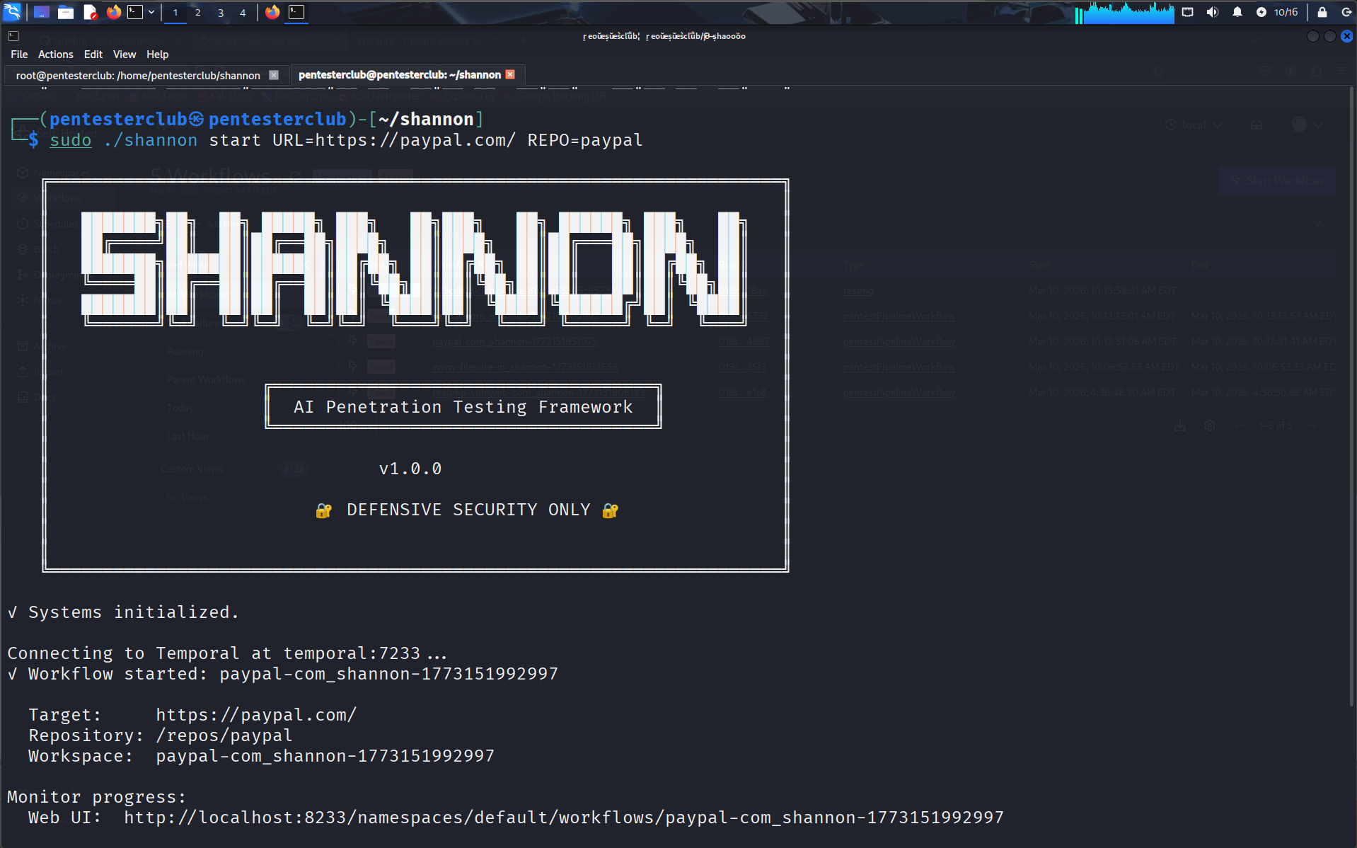 Shannon AI Penetration Testing Framework Explained