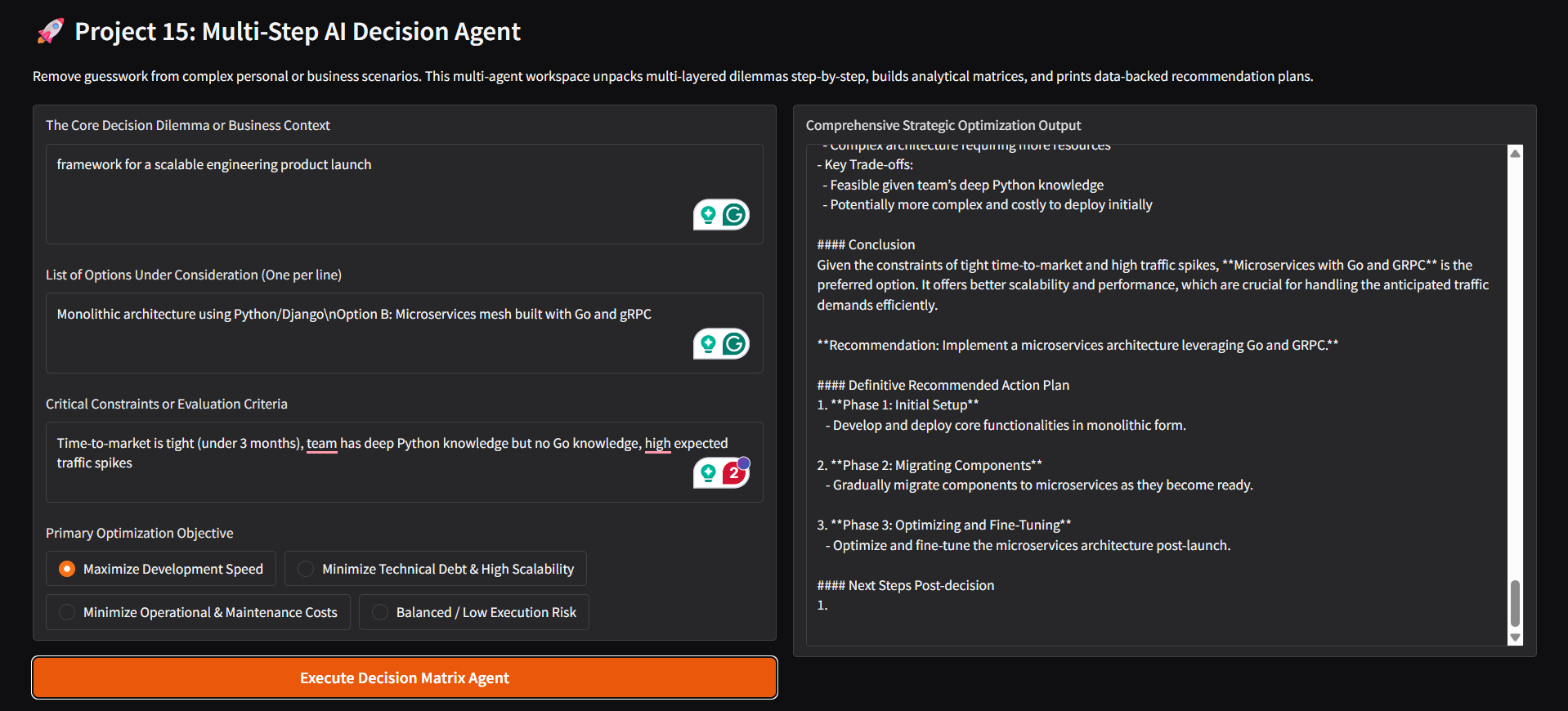 Building a Multi-Step AI Decision Agent Using Python: What I Learned from Developing an AI That…