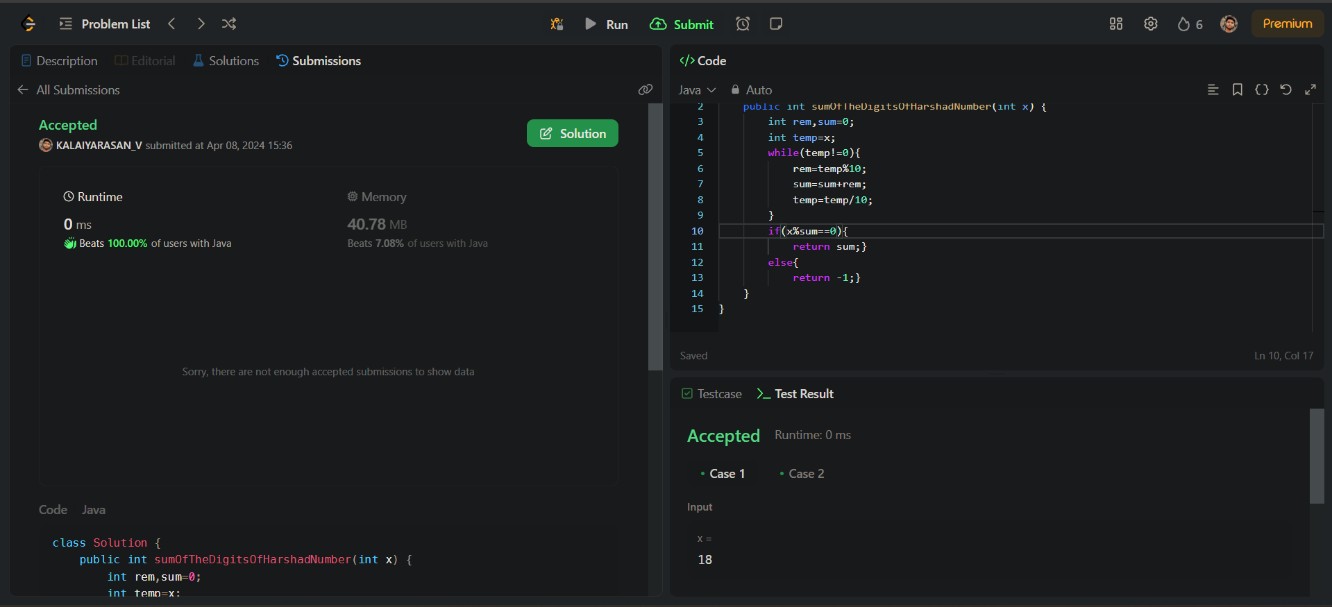 100DAYS OF LEETCODE CHALLENGE