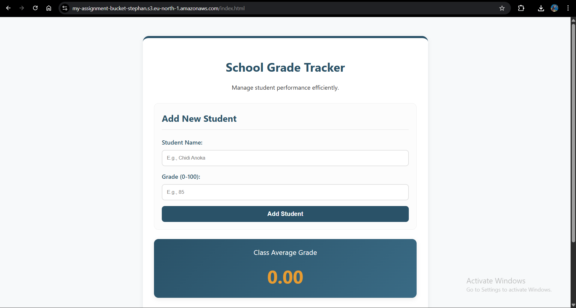 How I Deployed a Static Web App using AWS S3 and Bucket Policies