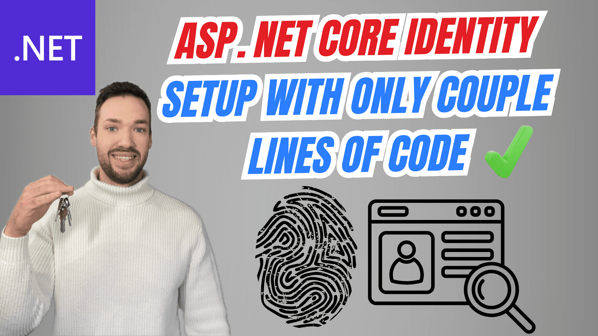Authentication using ASP.NET Core Identity (.NET 10)