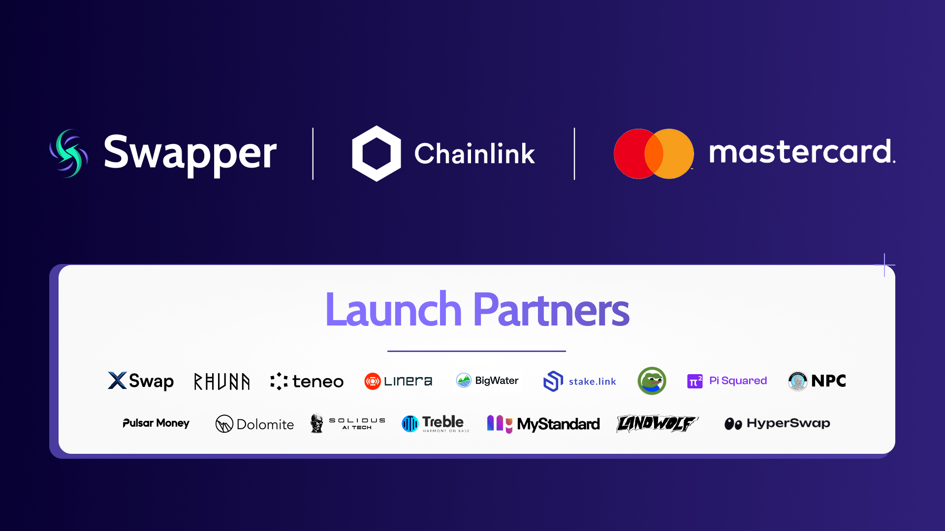 Swapper Finance Launches Direct Deposits With Mastercard and Chainlink, Bringing 3.5+