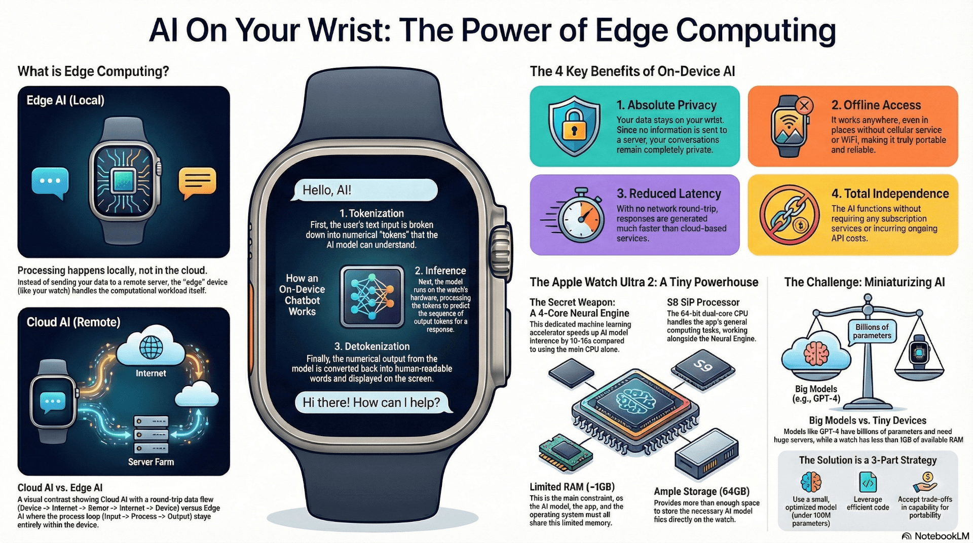Running an AI Chatbot on Apple Watch Ultra 2: Edge Computing at Your Wrist