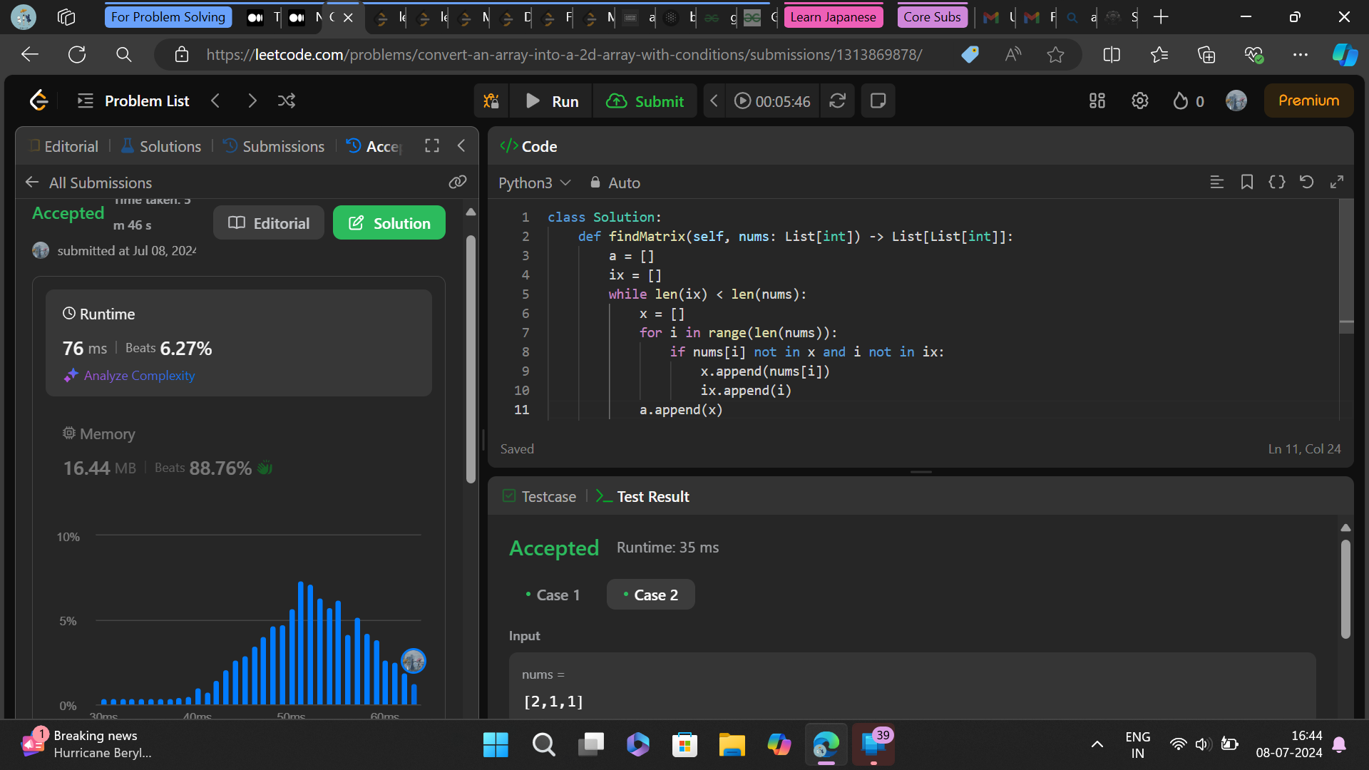 LeetCode Problem no. 2610