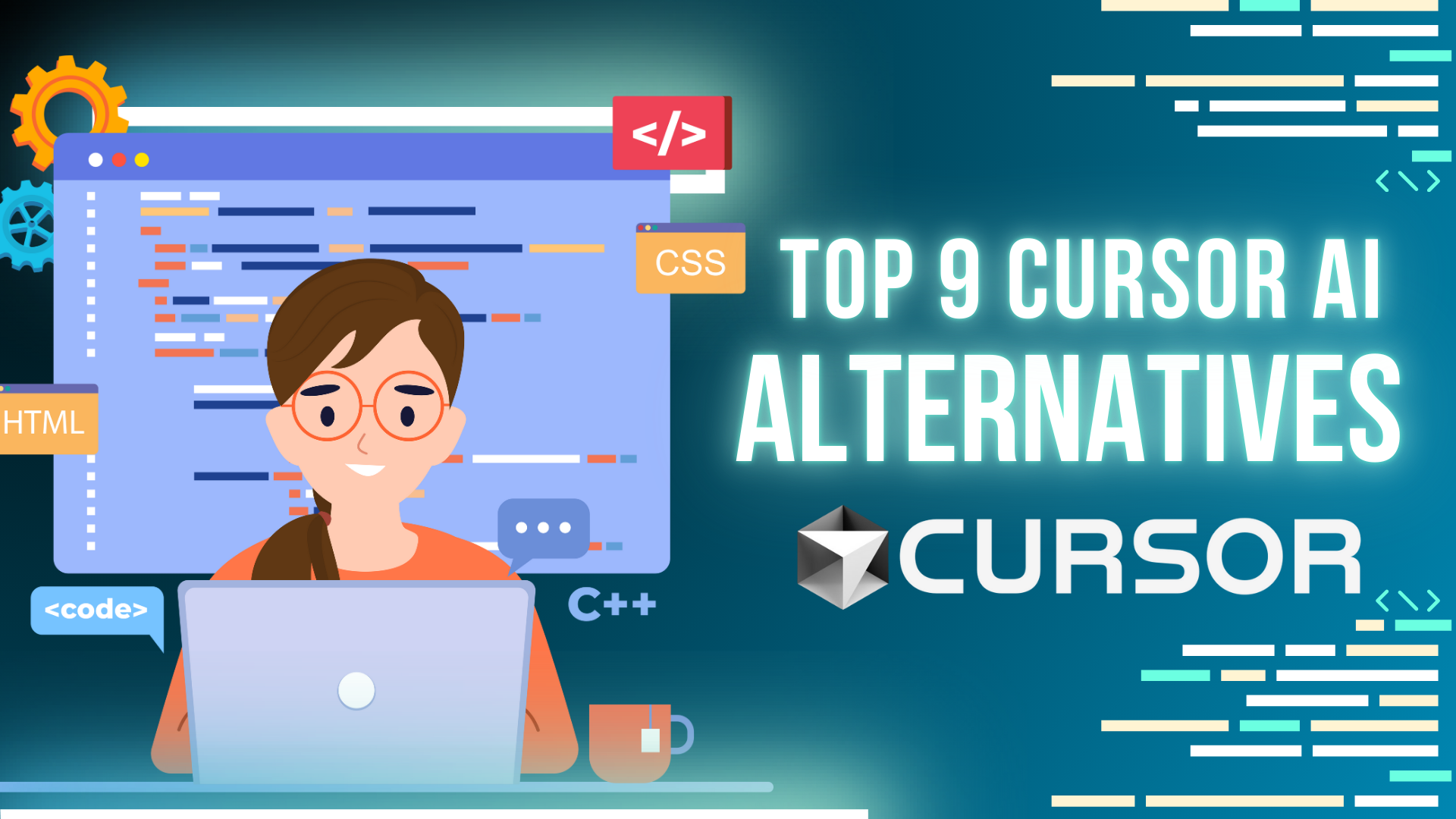 Top 9 Cursor AI Alternatives (Better Than Github Copilot, Open Source)