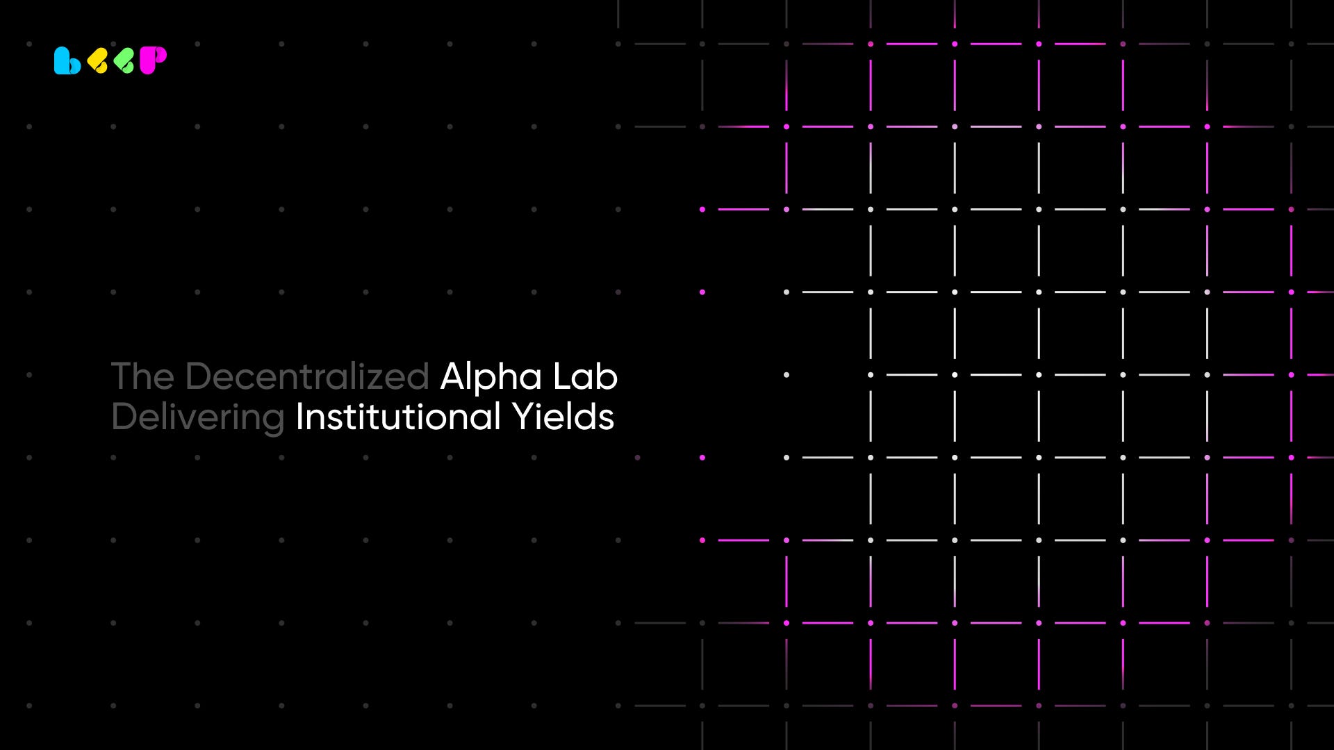 The Decentralized Alpha Lab Delivering Institutional Yields