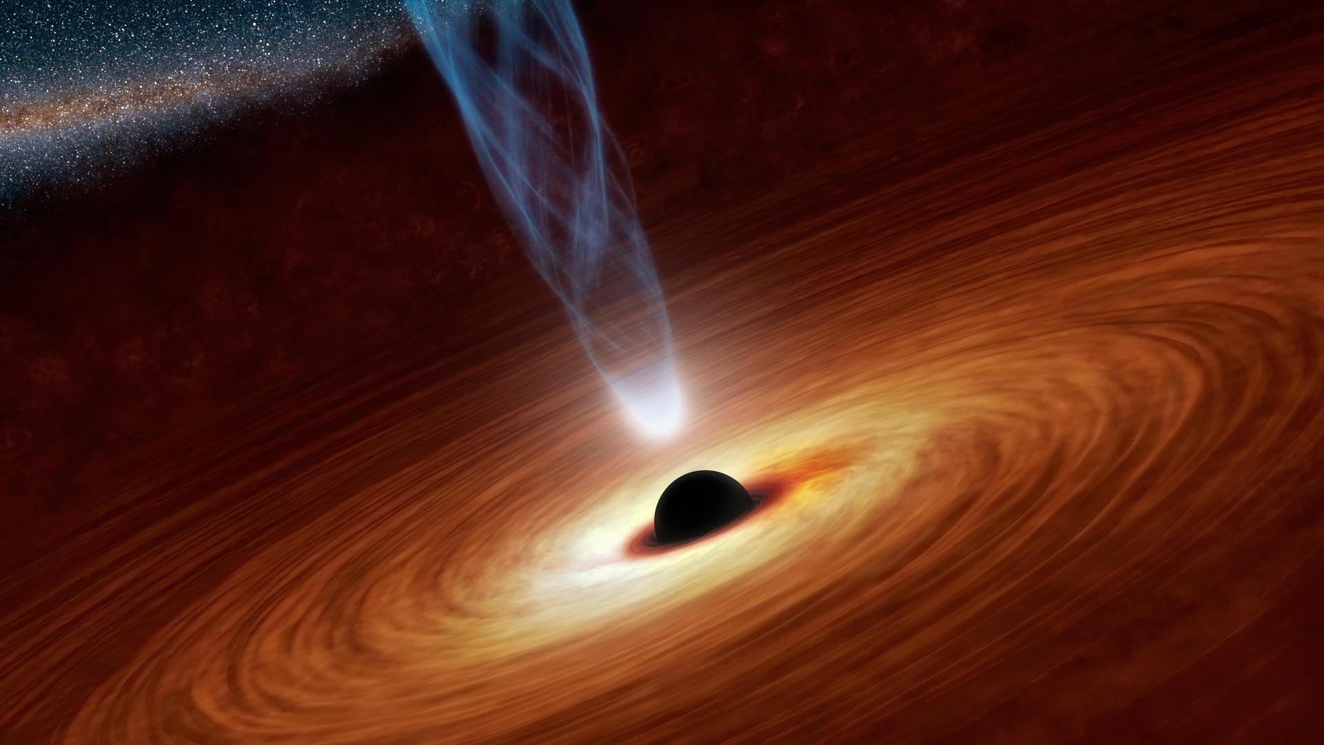 Turns Out Something Does Escape a Black Hole!