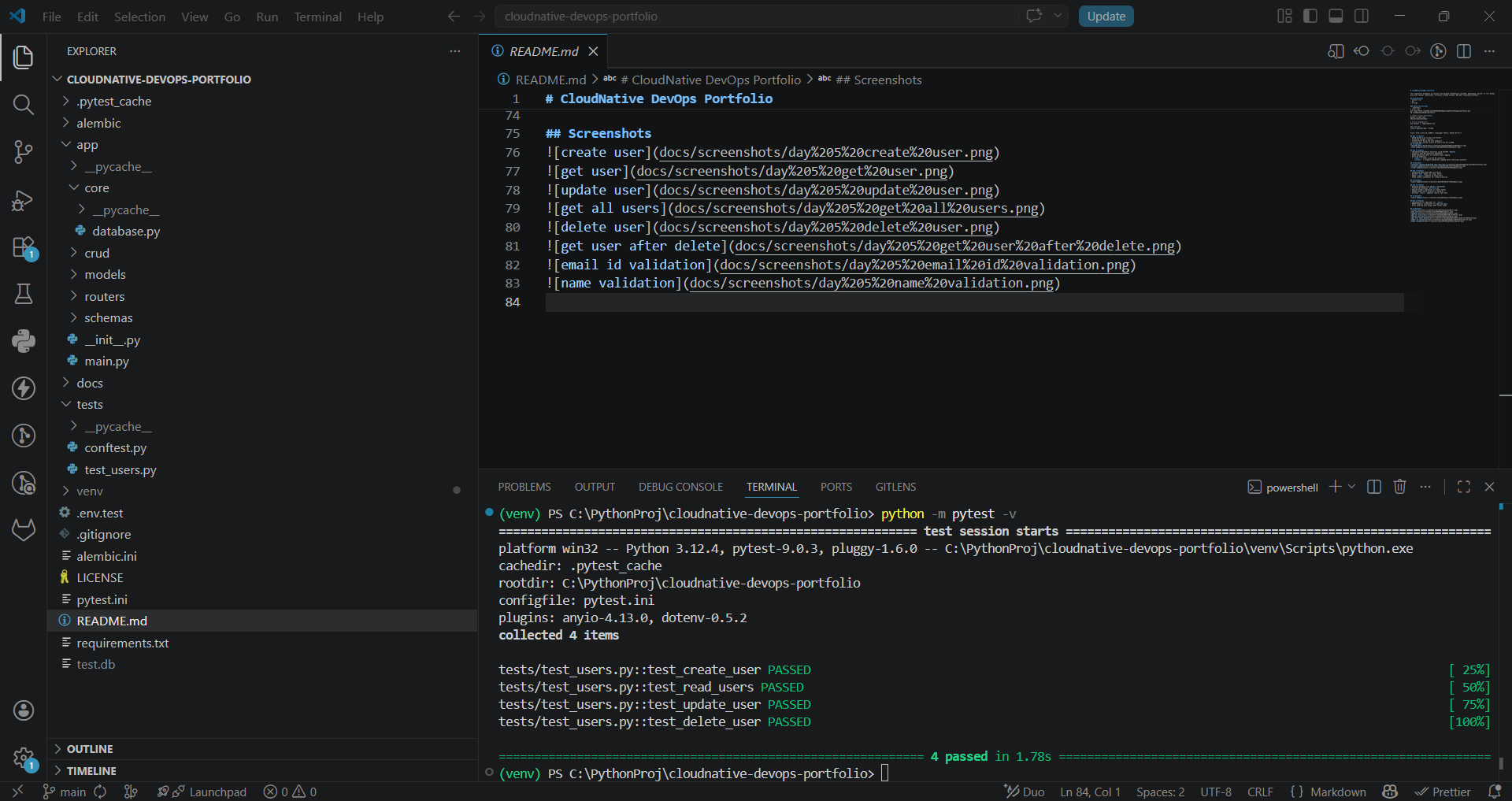 Day 6: FastAPI CRUD Testing with Pytest