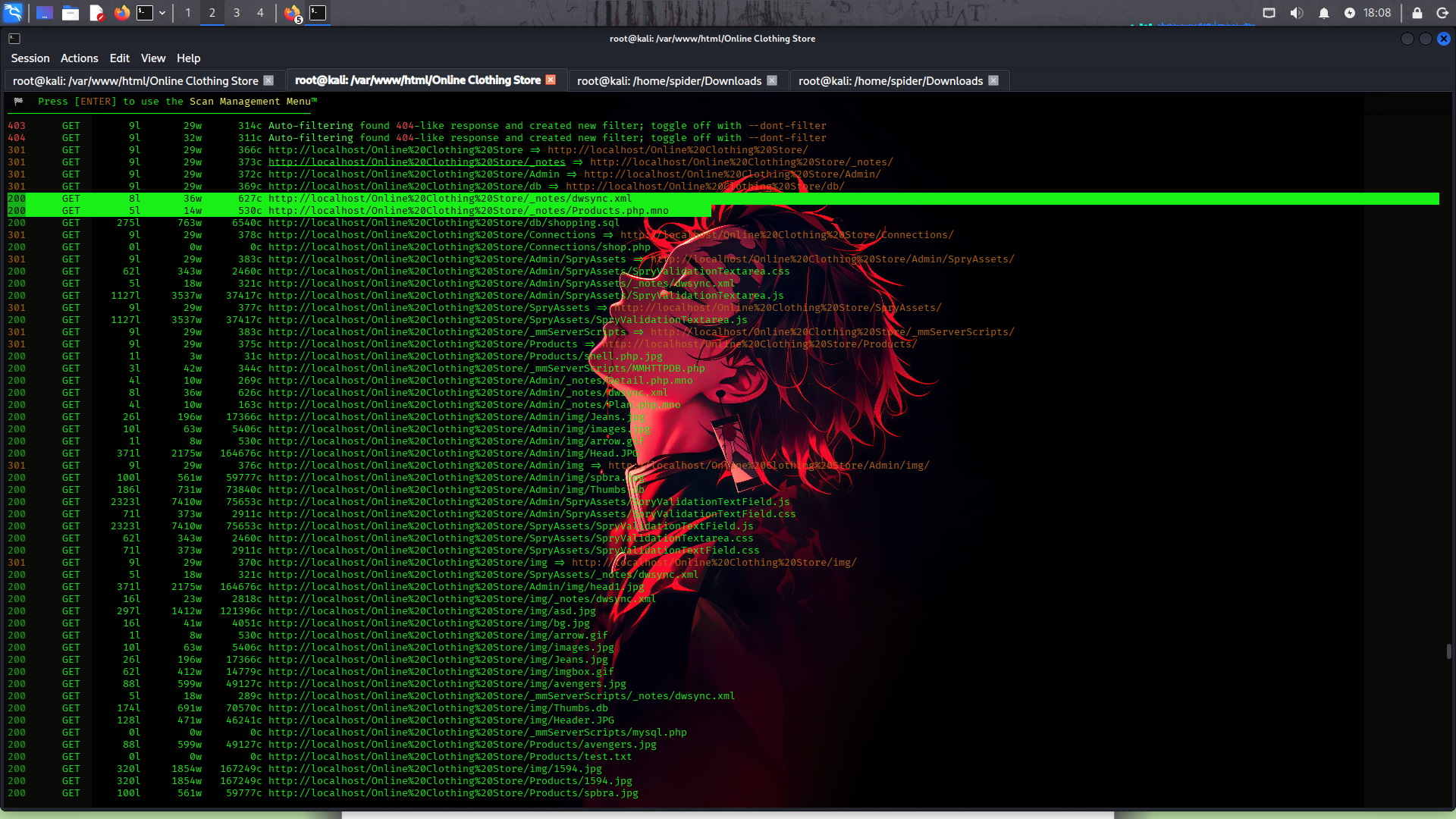 Information Disclosure via Exposed Dreamweaver Metadata Files and Directory Listing