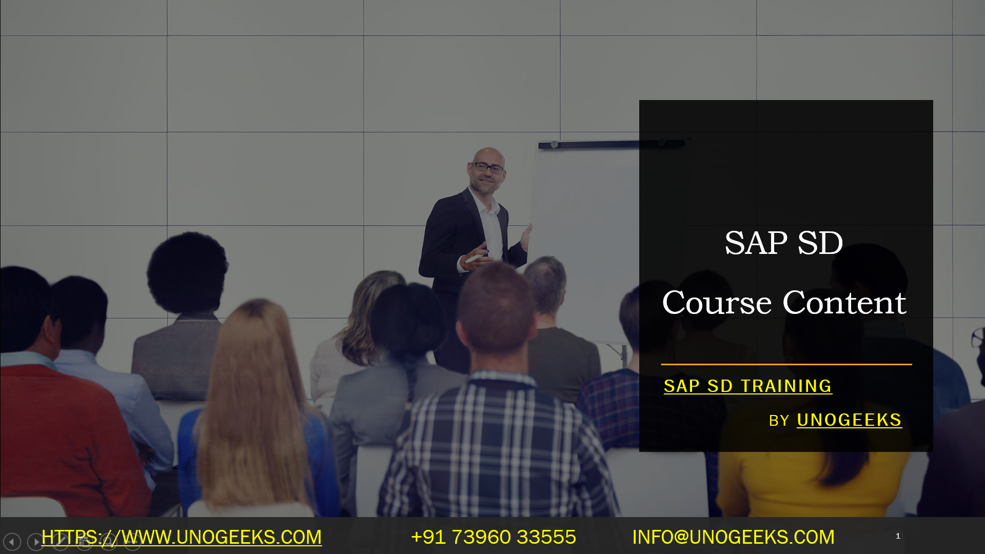 SAP SD Course Content