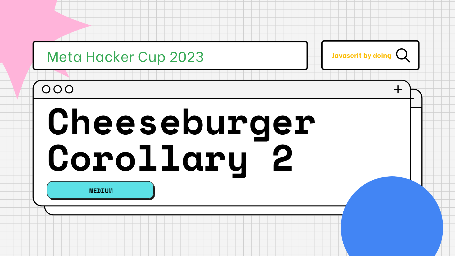 Meta Hacker Cup 2023 — Practice Round: Cheeseburger Corollary 2