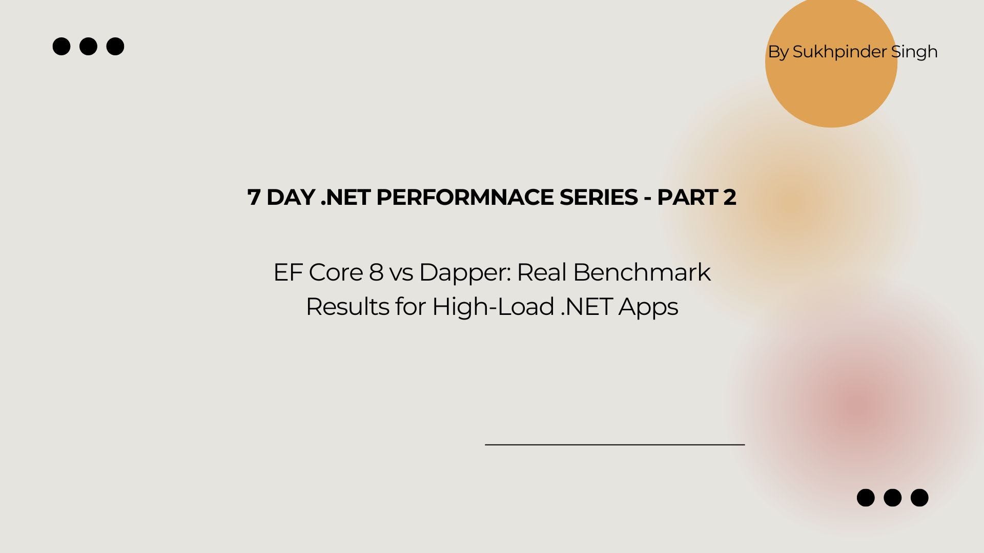 EF Core 8 vs Dapper: Real Benchmark Results for High-Load .NET Apps