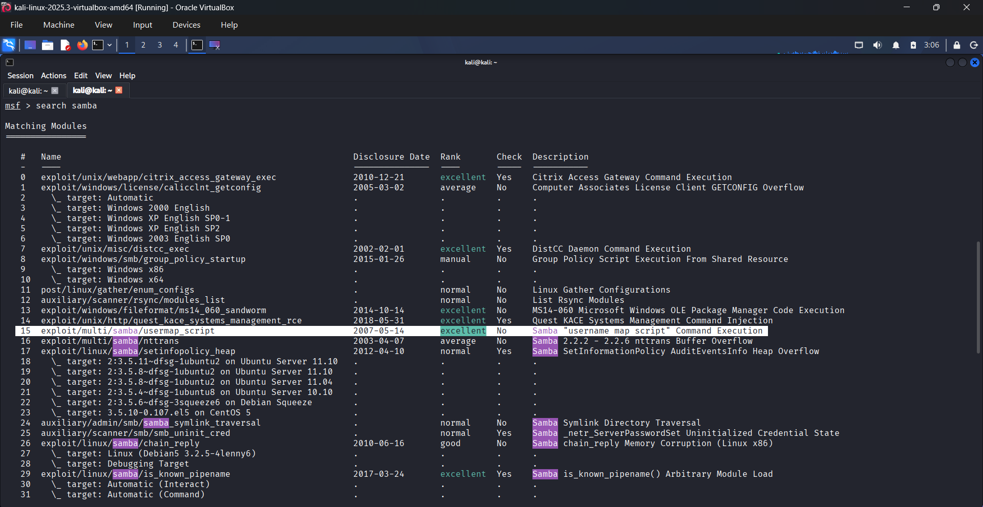 Exploiting Metasploitable 2 — vsftpd Backdoor and Samba RCE with Metasploit