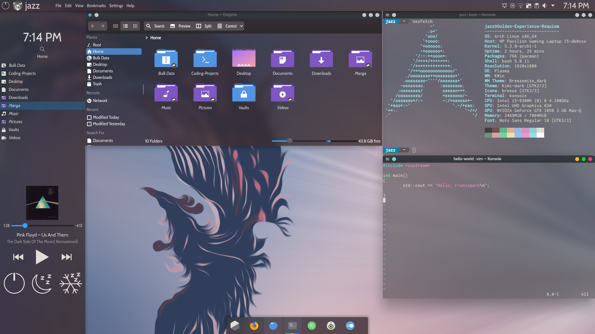 Gnome vs KDE and XFCE