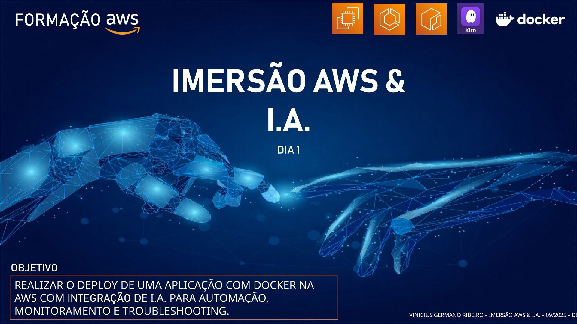 Imersão AWS & I.A. — DIA 1