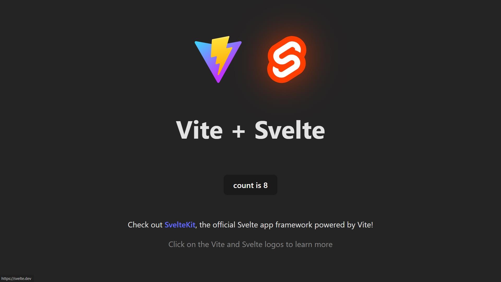 Quickstart Svelte — Setting Up and Running a Development Server