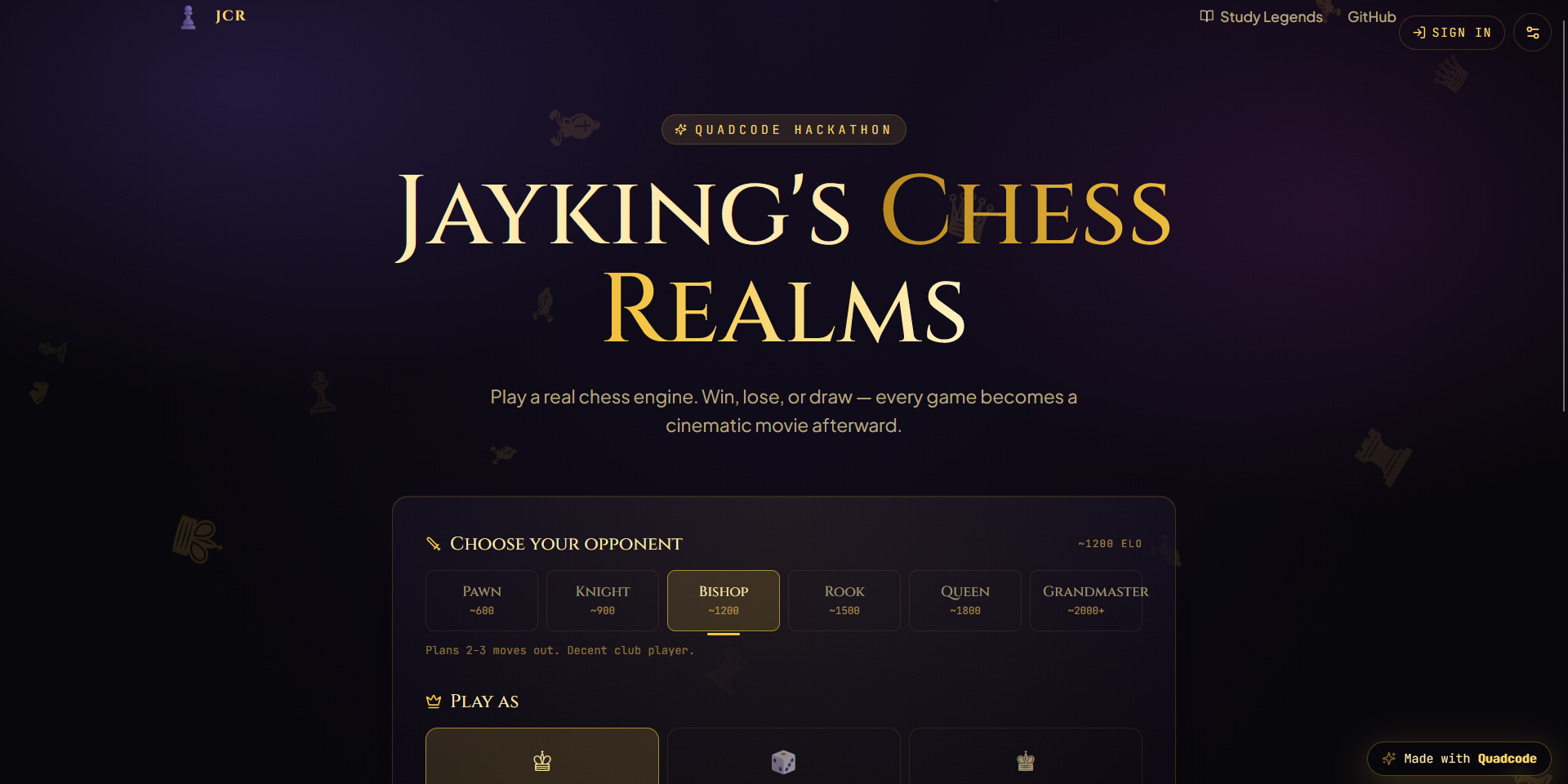 Chess King & Queen Game by Jayking