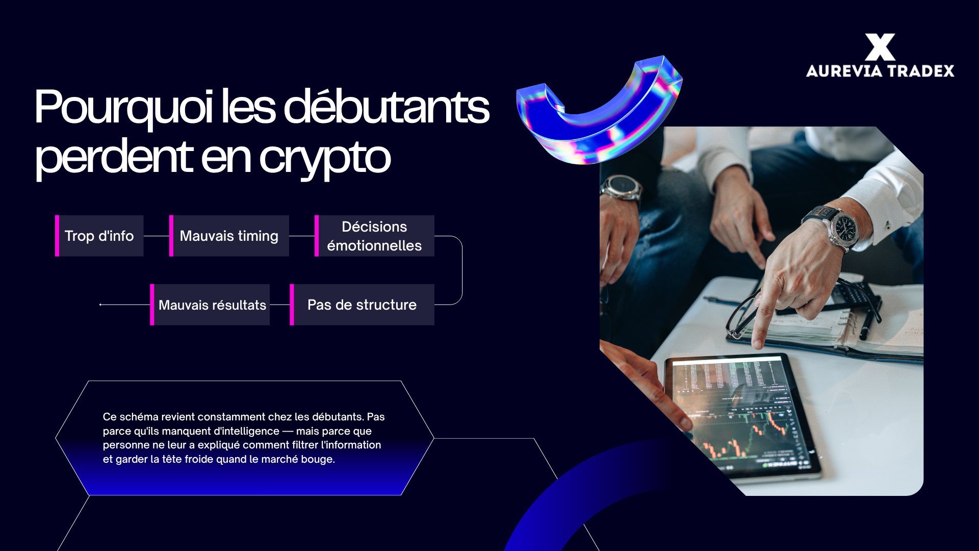 Aurevia Tradex — 5 erreurs qui coûtent cher aux débutants en crypto