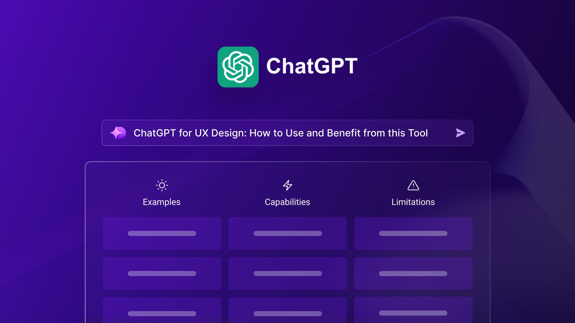 5 Excellent Uses for ChatGPT For UX/UI Designers