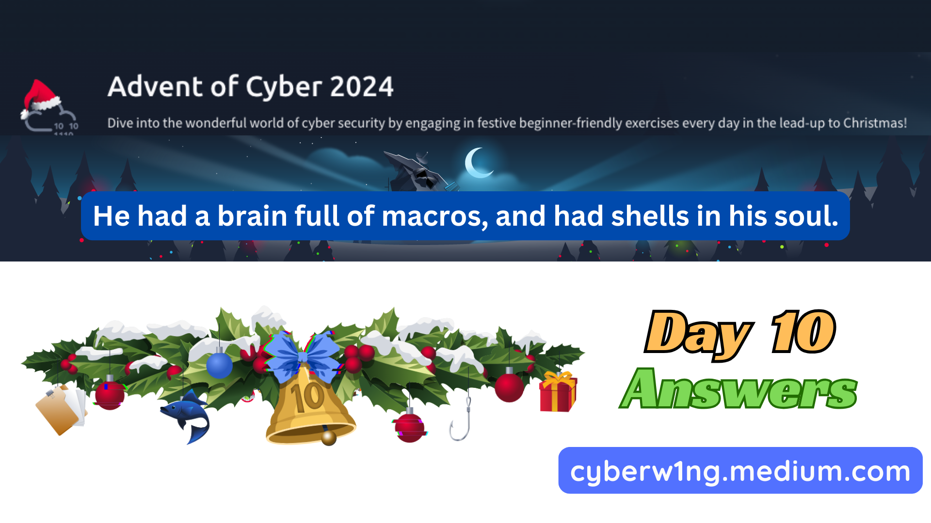 Advent of Cyber 2024 [ Day 10] Writeup with Answers | TryHackMe Walkthrough