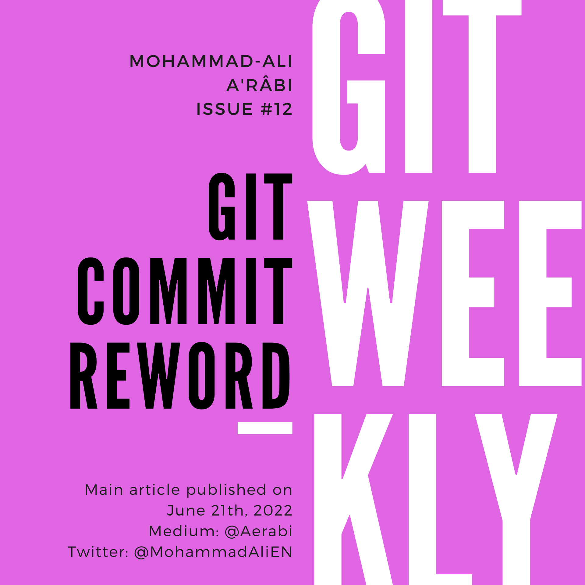 Git Reword Commit