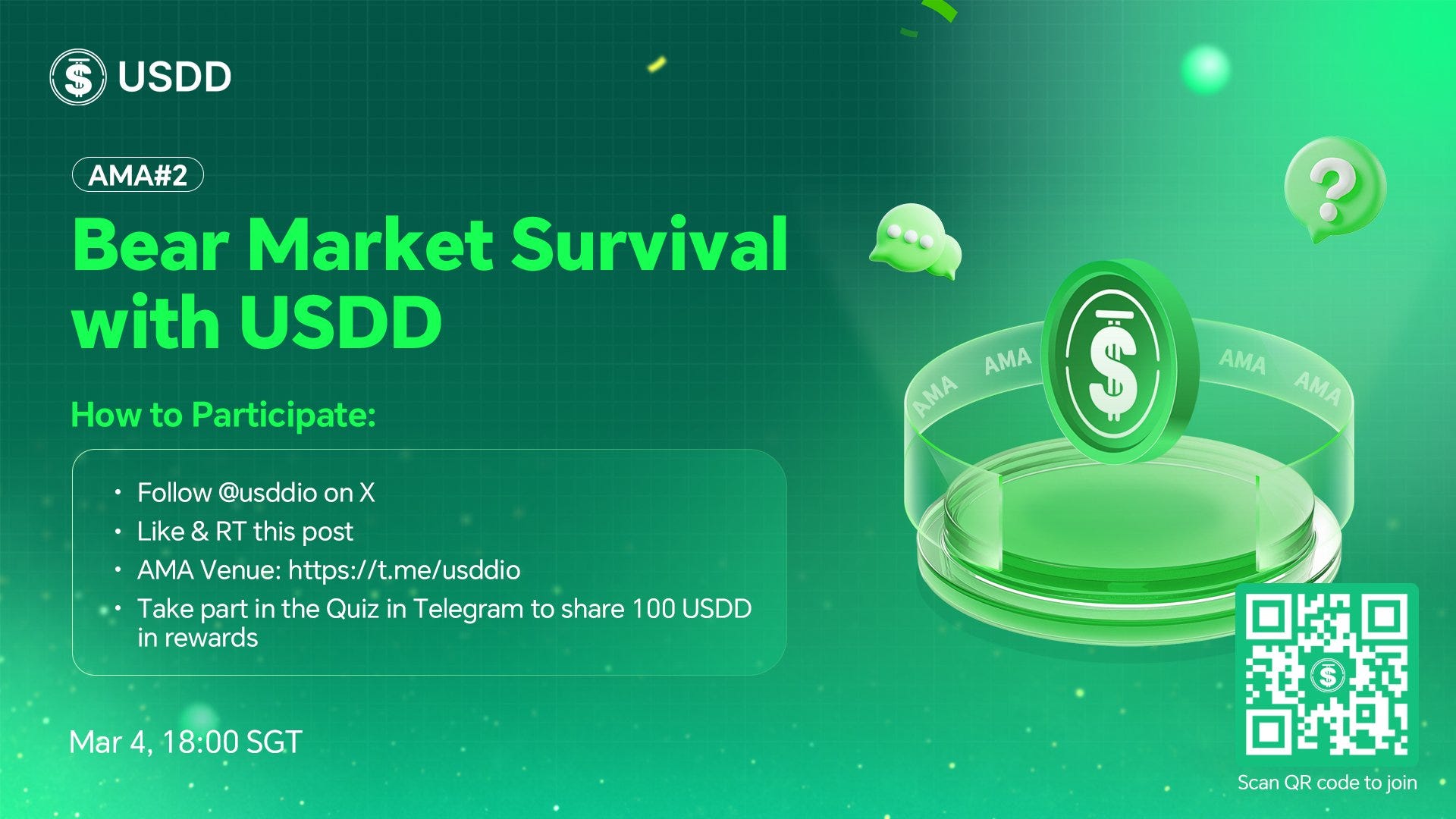 Surviving the Bear Market: A USDD AMA You Can’t Miss
