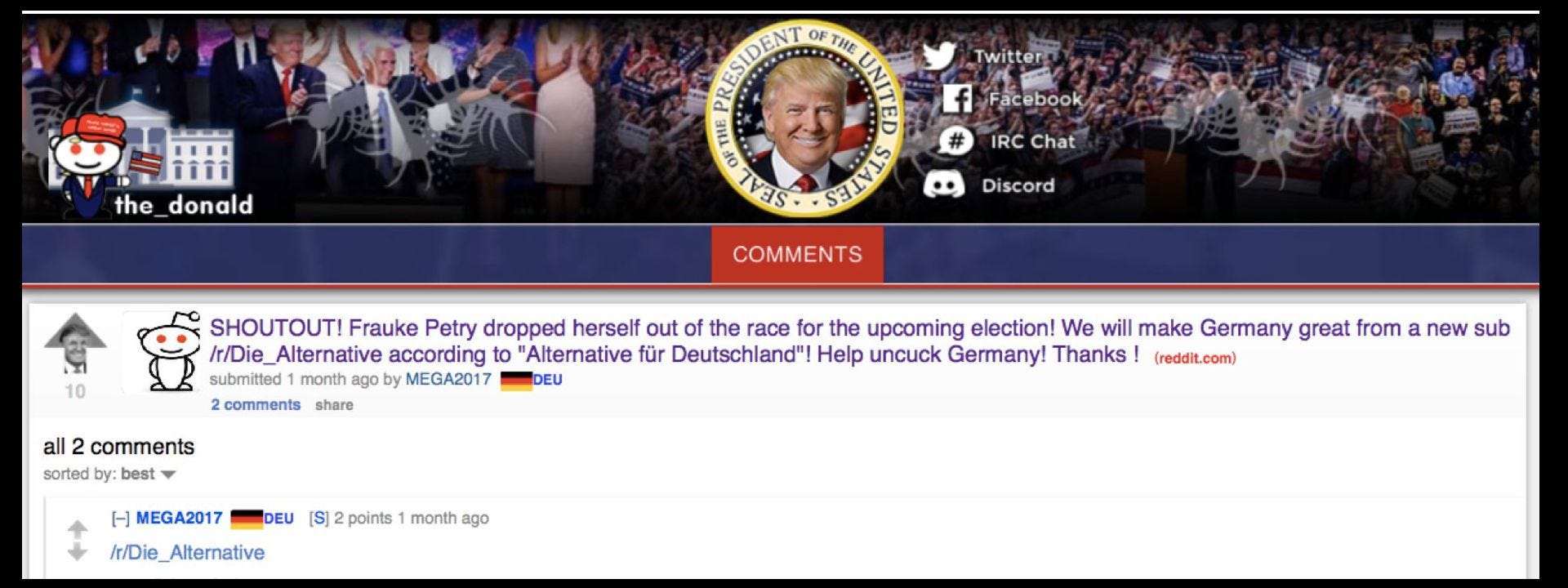 Far Right Targets Germany On Reddit DFRLab Medium