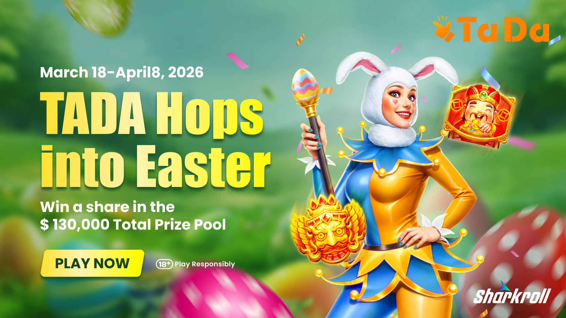 TADA Hops Into Easter: Sharkroll’s Massive $130,000 Prize Pool Campaign