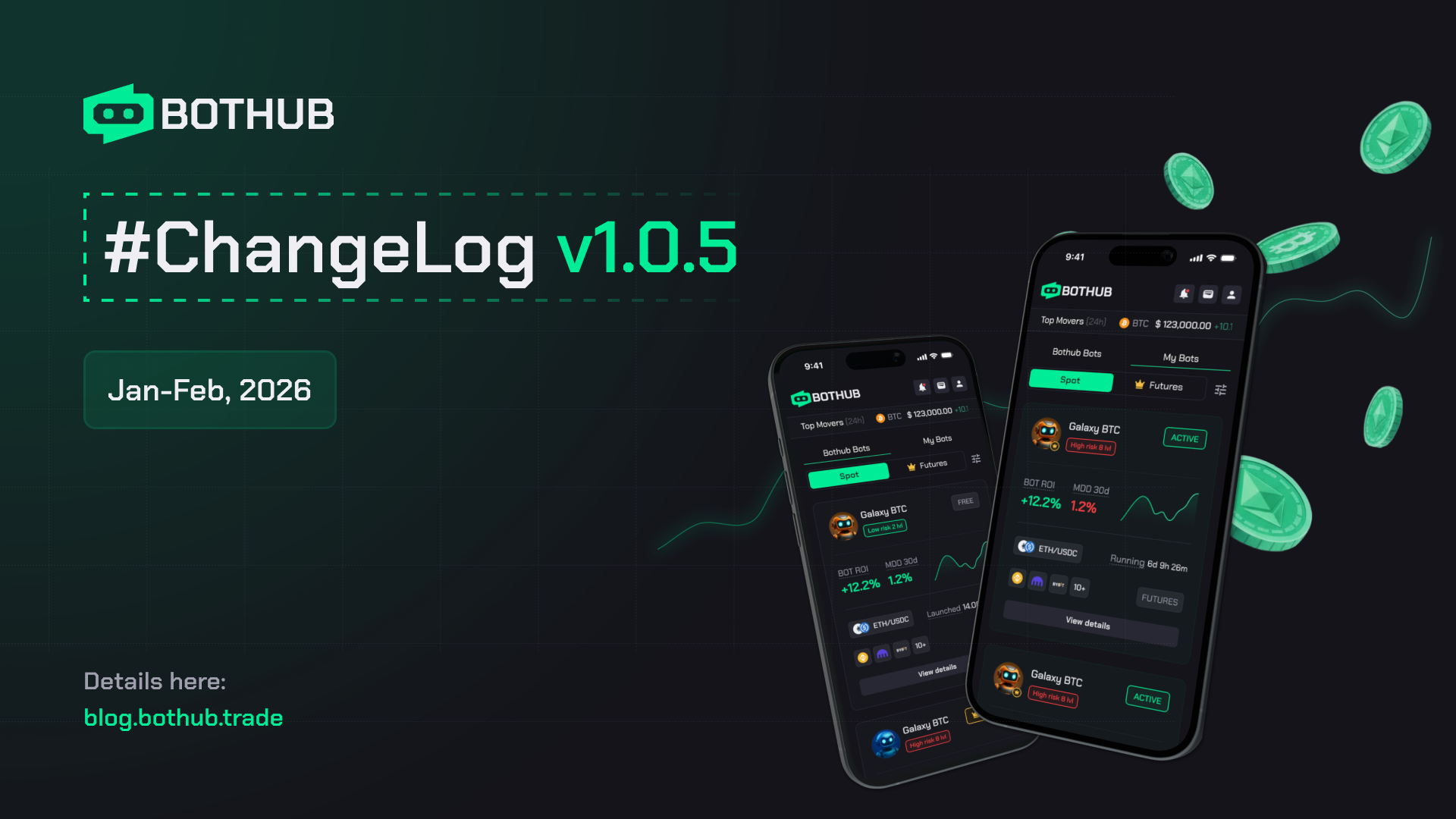 Changelog 1.0.5: January–February Updates