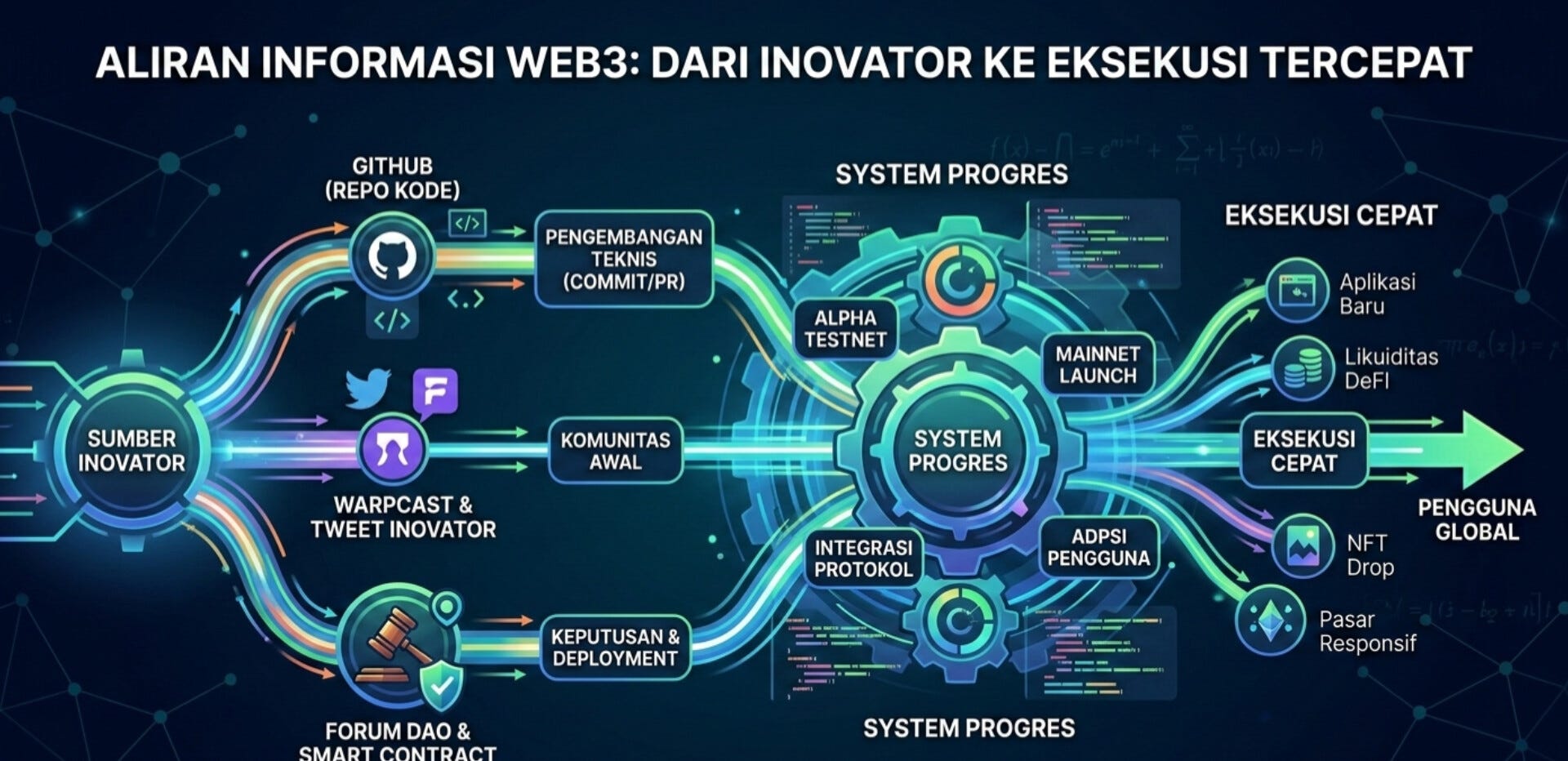 Dunia Web3 bukan sekadar tentang kripto atau NFT; ini adalah tentang kecepatan aliran informasi.