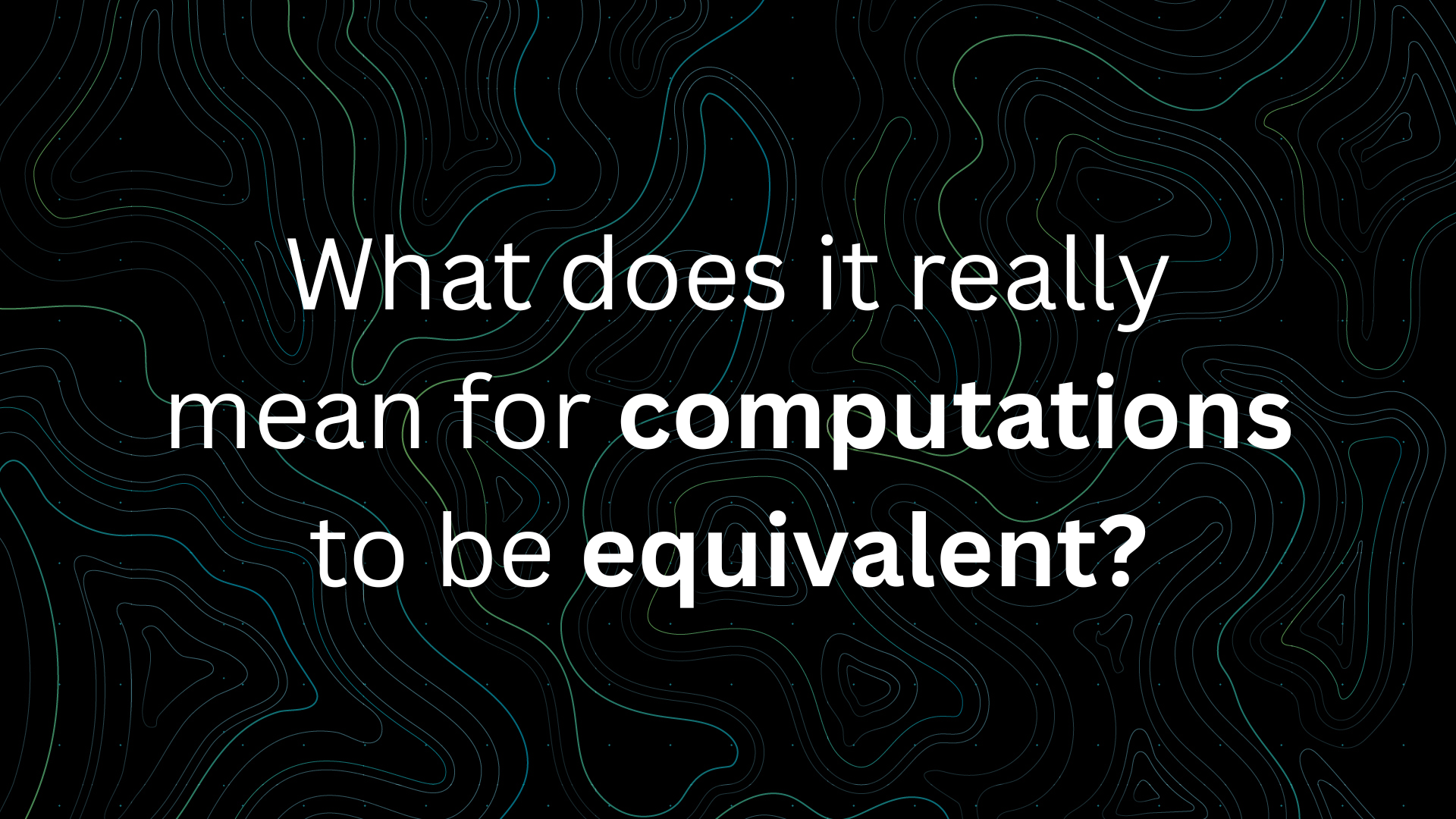 A brief insight into the Theory of Relative Computational Equivalence