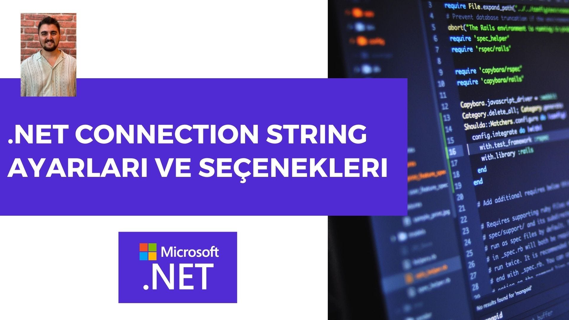 .NET Connection String Ayarları ve Seçenekleri