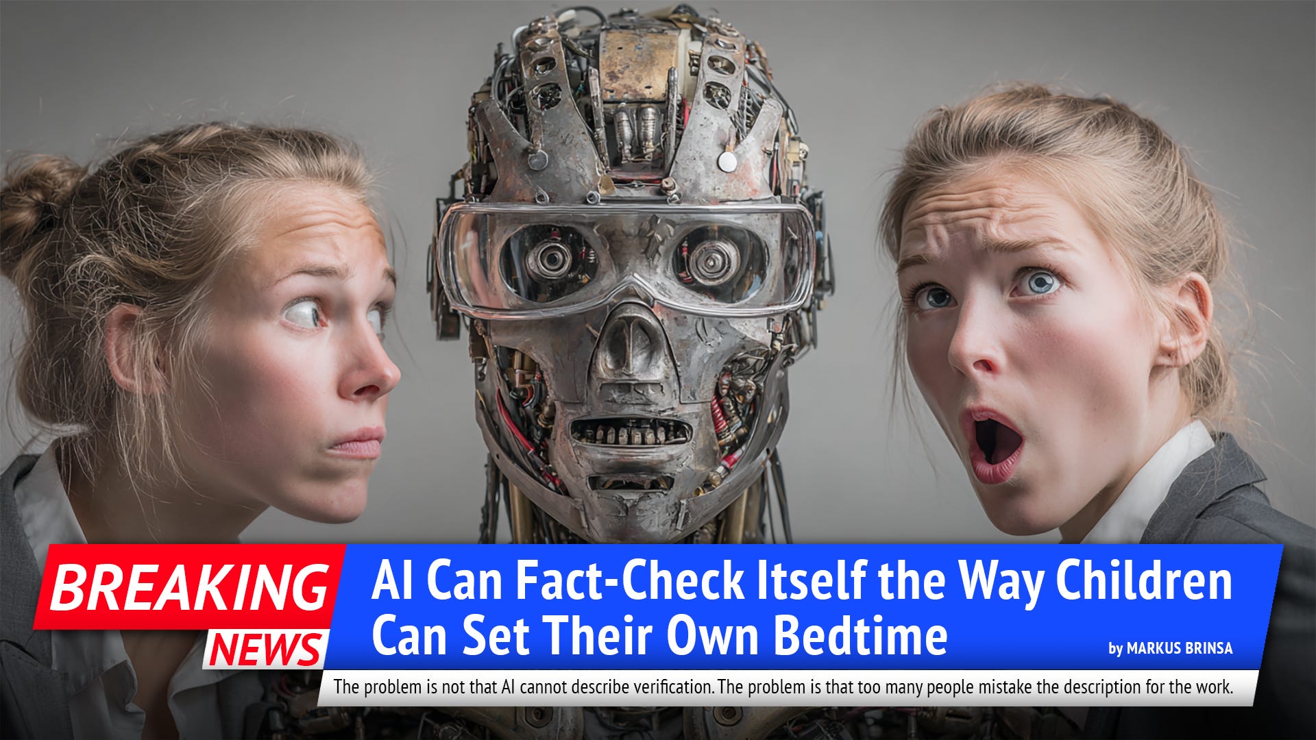 AI Can Fact-Check Itself the Way Children Can Set Their Own Bedtime