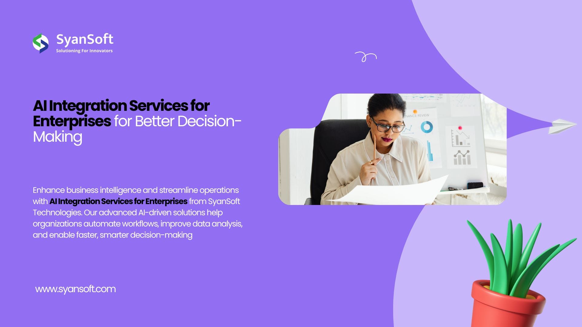 AI Integration Services for Enterprises for Better Decision-Making | SyanSoft Technologies