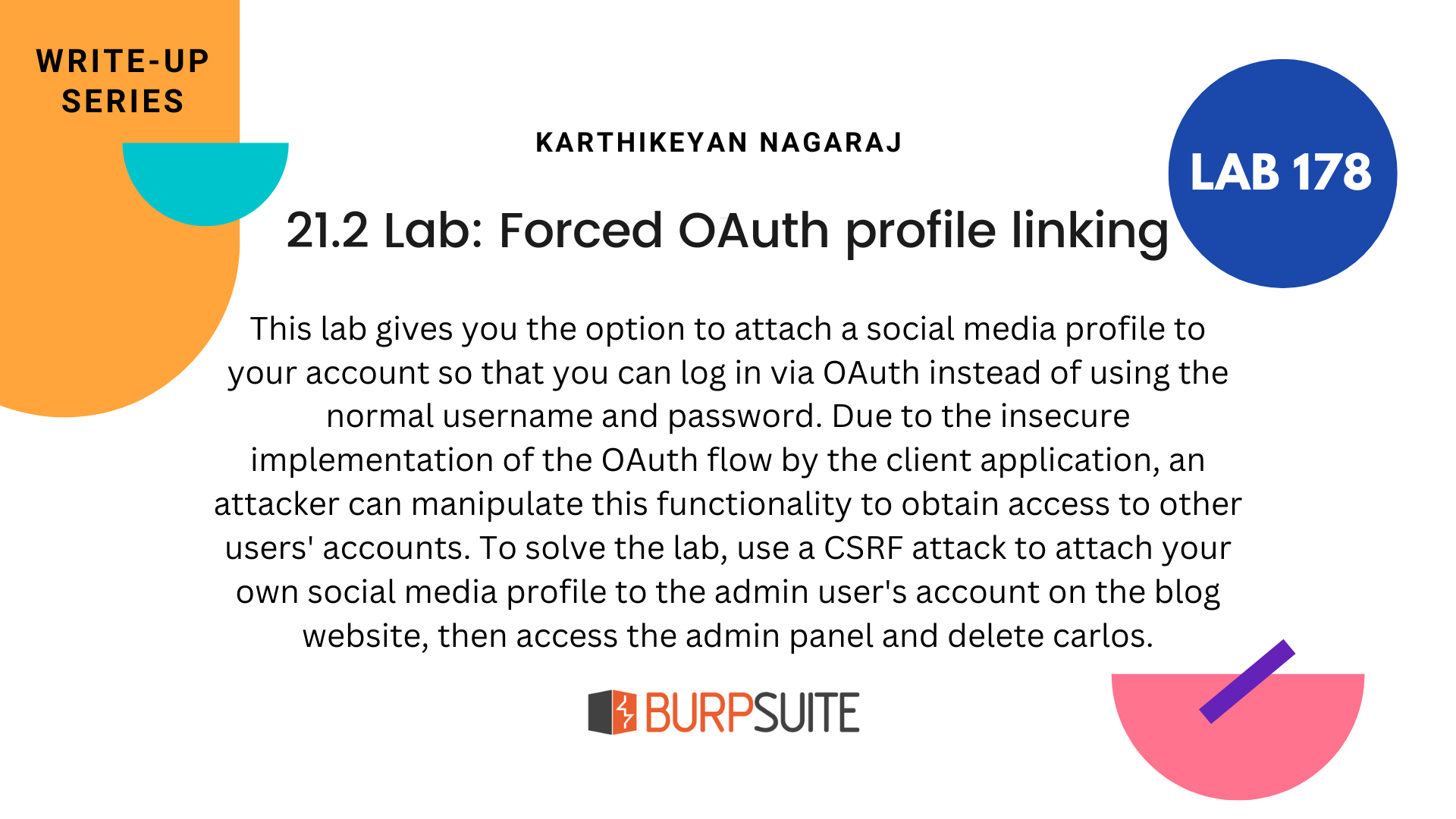 21.2 Lab: Forced OAuth profile linking | 2024