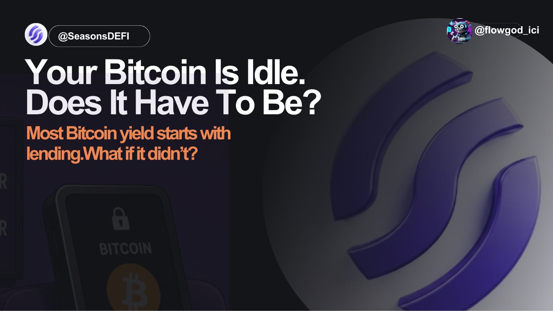 My Bitcoin Is Just Sitting There. How Do I Make It Work Without Putting It at Risk?