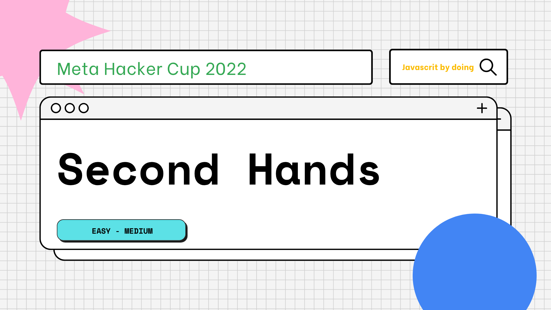 Meta Hacker Cup 2022 — Qualification Round: Second Hands