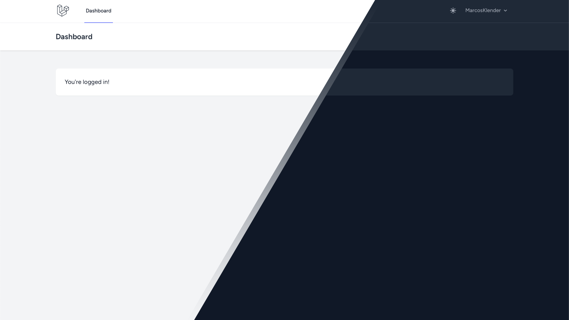 How to add dark mode in Laravel (with toggle button)