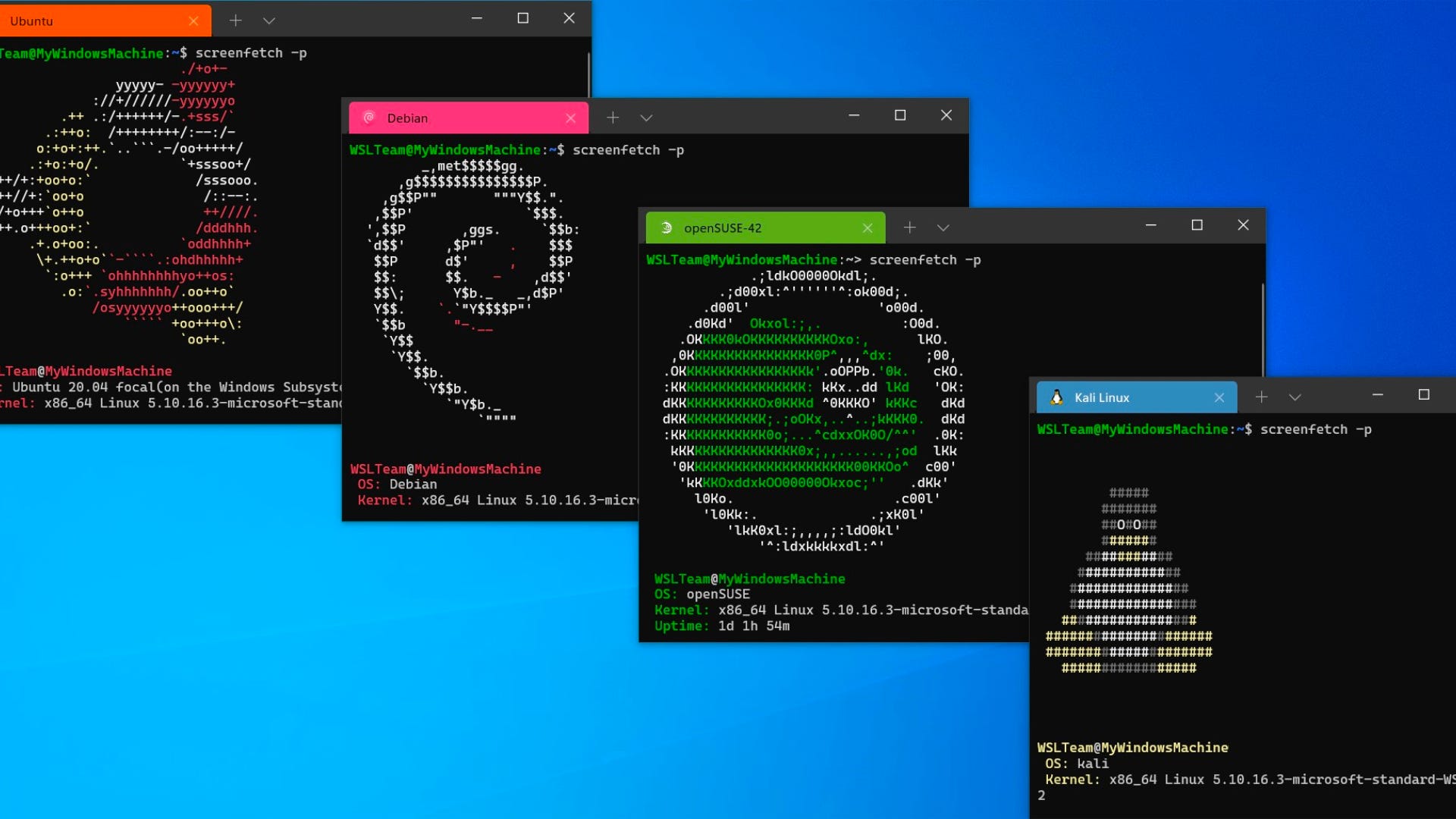 WSL — Como exportar e importar distros