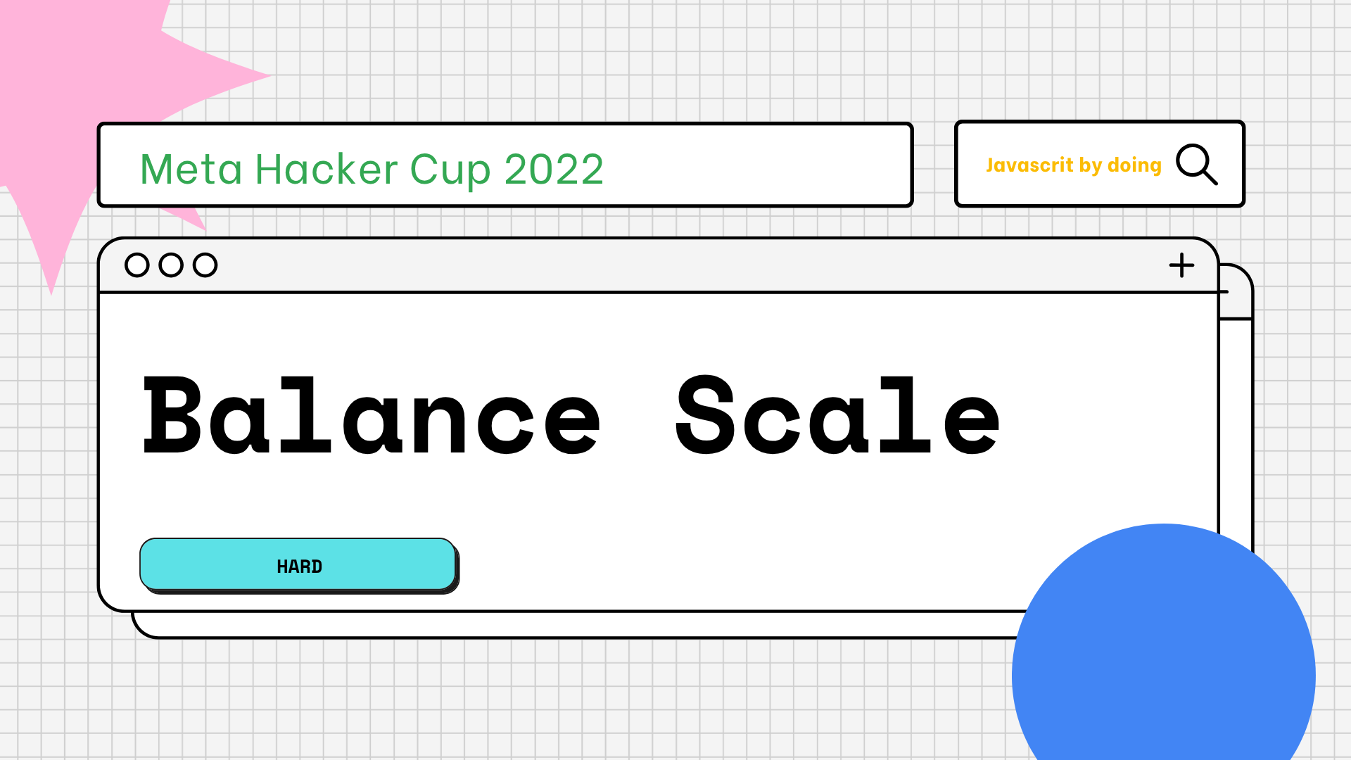 Meta Hacker Cup 2022 — Round 2: Balance Scale