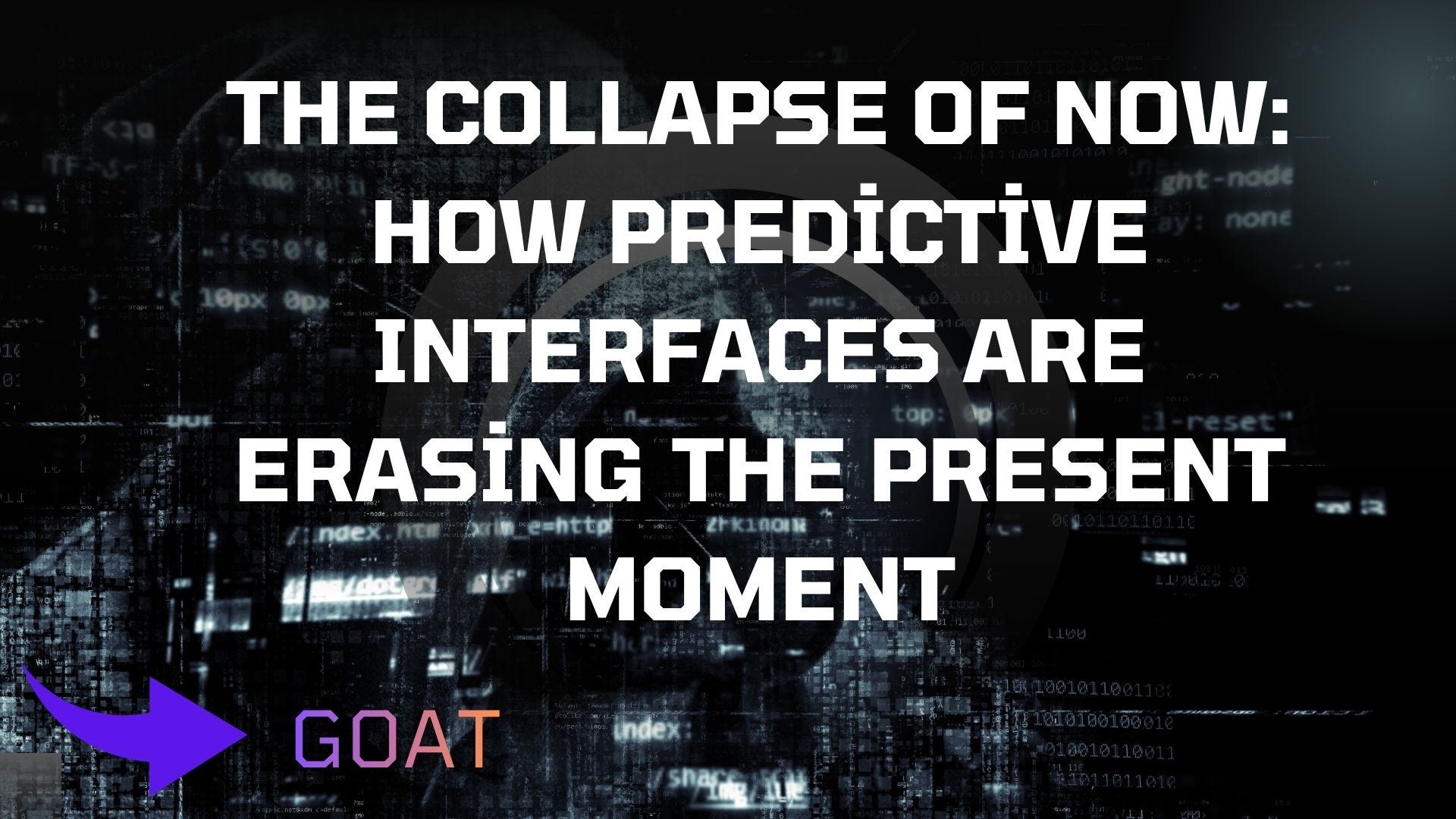 The Collapse of Now: How Predictive Interfaces Are Erasing the Present Moment