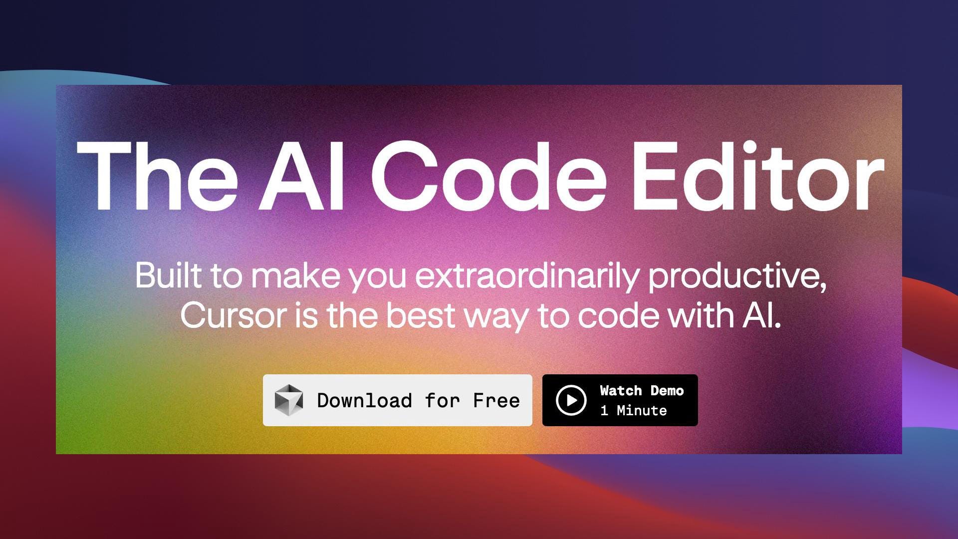 The AI Code Editor-Cursor