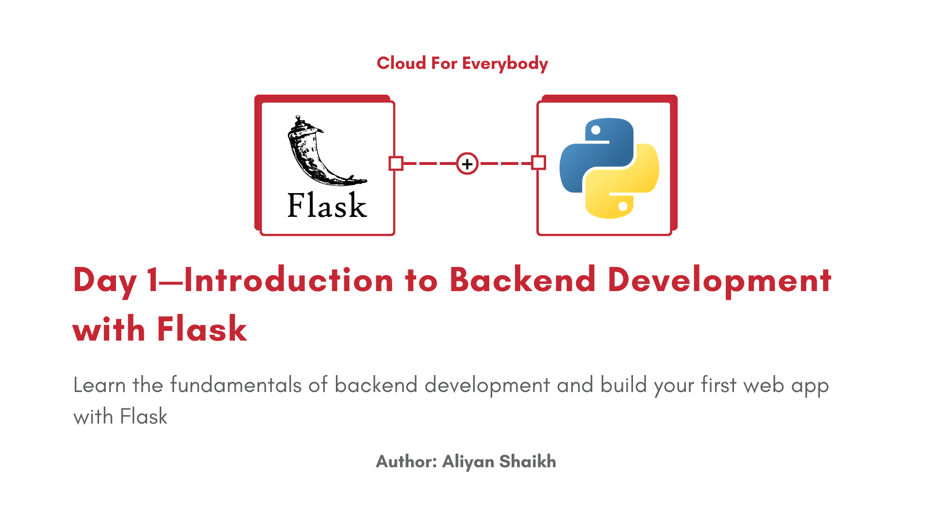 Day 1 — Introduction to Backend Development with Flask
