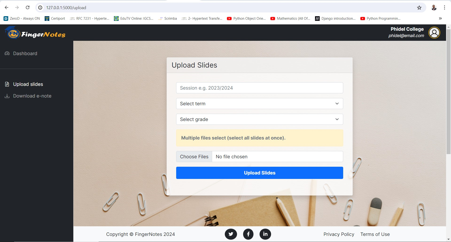 The database challenge and how I solved it.