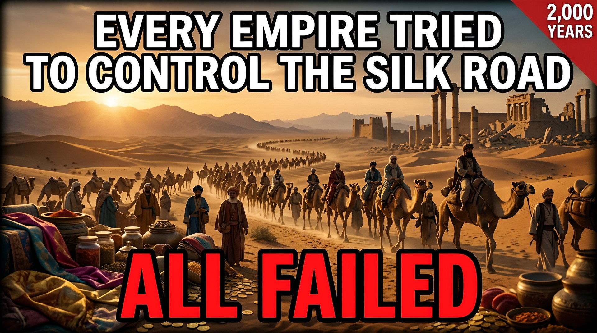 Silk Road Connected Three Continents for 2,000 Years. Every Empire Tried to Control It. All Failed.