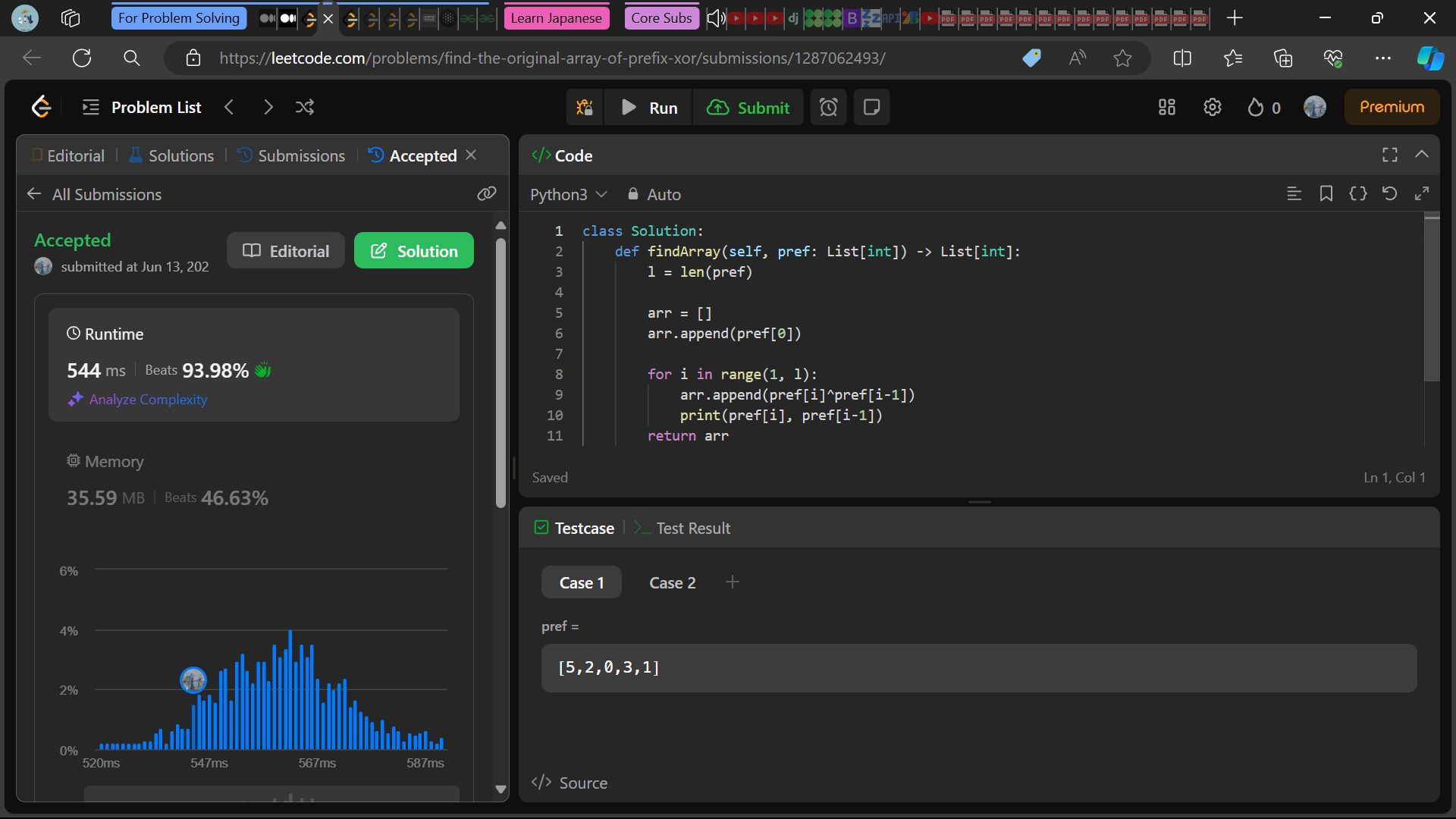 LeetCode Problem no. 2433