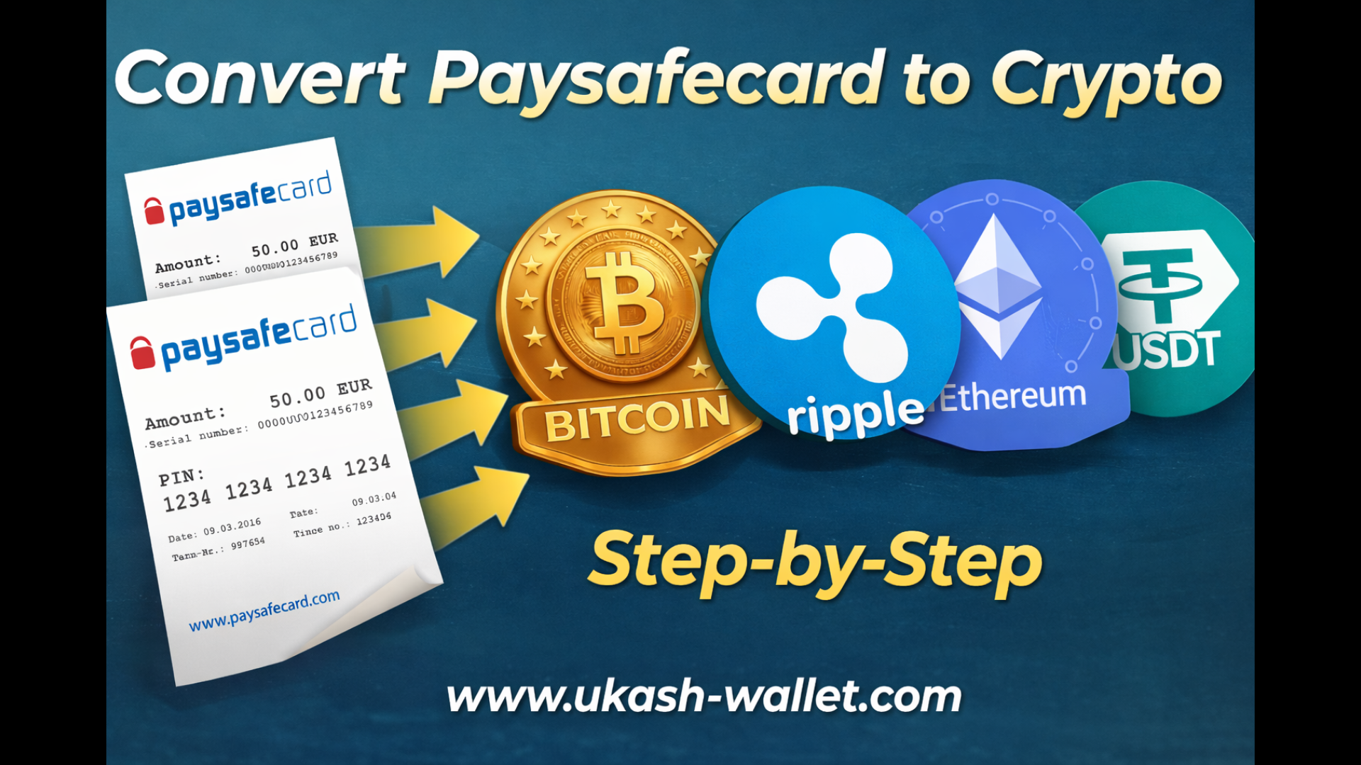 Paysafecard to Crypto Instantly: BTC, ETH, XRP, USDT Step-by-Step (2026)